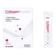 Norsa Pharma Collagen Nucleo, saszetki z proszkiem, smak waniliowy, 30 szt.