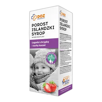 DOZ PRODUCT Porost Islandzki, syrop, 200 ml