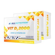 Zestaw 2 x Allnutrition Vit D3 2000, kapsułki, 120 szt.