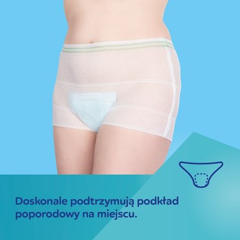 Canpol, wielorazowe majtki poporodowe, siateczkowe, rozmiar S/M, 2 szt.