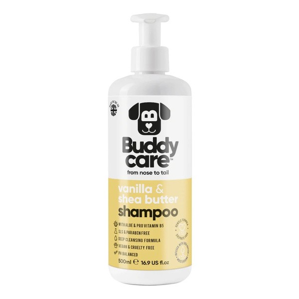 Buddycare Buddycare, szampon dla psów, wanilia i masło shea, 500 ml