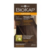 Biokap Nutricolor, farba do włosów, 5.0 jasny brąz, 140 ml