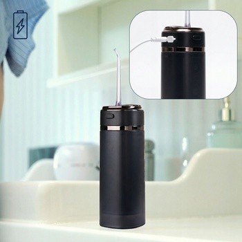 Zent Stream+, bezprzewodowy irygator do zębów, czarny, 1 szt.