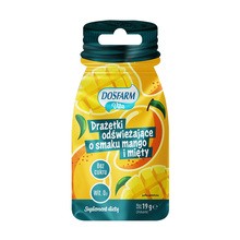 Dosfarm Vita, drażetki odświeżające o smaku mango i mięty, 24 szt. (19 g)
