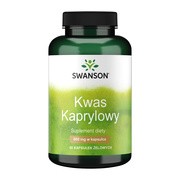 Swanson Kwas kaprylowy 600 mg, kapsułki, 60 szt.