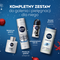 Zestaw Nivea Men, Sensitive Recovery, pianka do golenia, 200 ml + balsam po goleniu, 100 ml + antyperspirant, 50 ml + żel pod prysznic 3 W 1, 250 ml