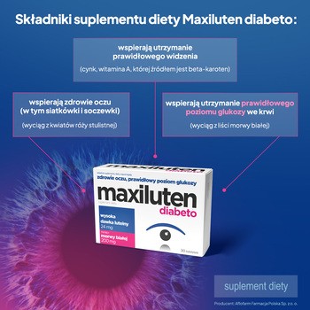 Maxiluten Diabeto, tabletki, 30 szt.