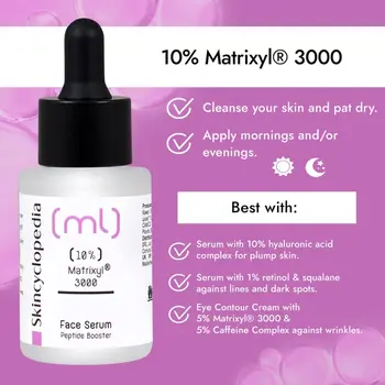 Skincyclopedia, peptydowe serum przeciwzmarszczkowe z 10% Matrixyl 3000, 30 ml