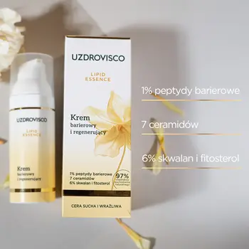 Uzdrovisco Lipid Essence, krem barierowy i regenerujący, 50 ml