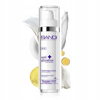 Bandi Medical Expert anti glycation, ujędrniający krem antyoksydacyjny SPF 50, 50 ml