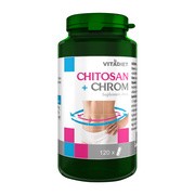 VitaDiet Chitosan + chrom, kapsułki twarde, 120 szt.