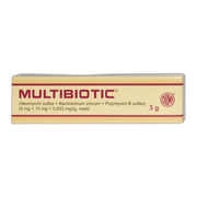 Multibiotic, (5 mg + 10 mg + 0,833 mg)/g, maść, 3 g