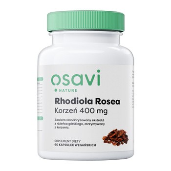 Osavi Rhodiola Rosea Korzeń 400 mg, kapsułki, 60 szt.