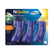Niquitin Mini, 4 mg, tabletki do ssania, 60 szt. (3 poj. x 20 szt).        