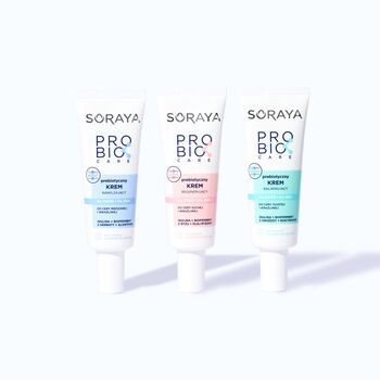 Soraya Probio Care, prebiotyczny krem nawilżający do cery mieszanej i wrażliwej, 50 ml