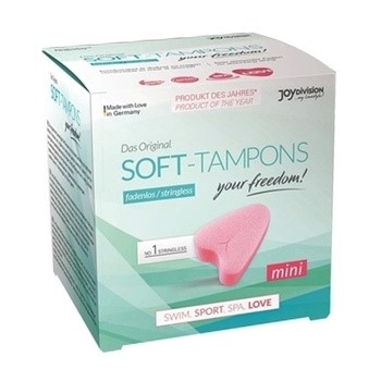 JoyDivision Soft Tampons Mini, tampony bez sznurka, 3 szt.