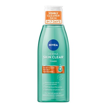 Nivea Derma Skin Clear, tonik normalizujący, 200 ml