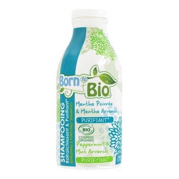 Born To Bio Refreshing & Purifying, szampon oczyszczający z miętą, 300 ml