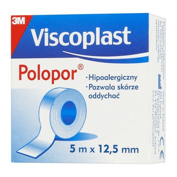 Viscoplast Polopor, plaster hipoalergiczny, 5 m x 12,5 mm, 1 szt.