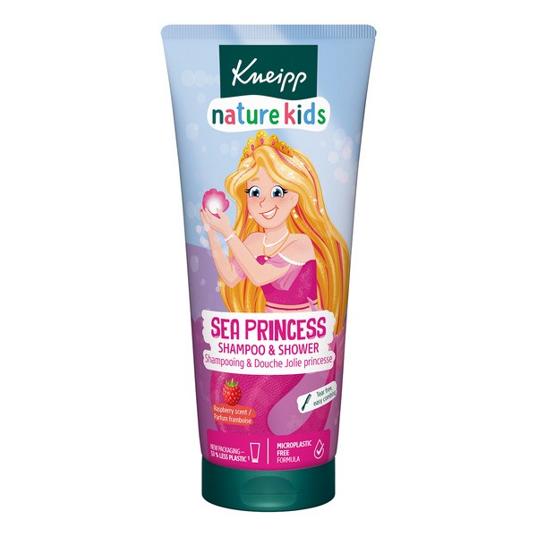 Kneipp Kneipp Nature Kids, szampon i żel pod prysznic, Morska księżniczka, 200 ml