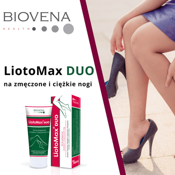 LiotoMax DUO, żel do pielęgnacji obolałych i zmęczonych nóg, 100 g