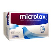 Microlax, 4,465 g+0,0645 g+0,45 g, roztwór doodbytniczy,12 pojemników