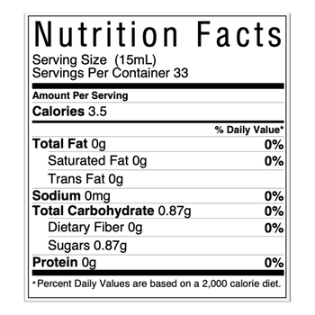 Swedish Nutra Biotin, syrop, smak pomarańczowy, 500 ml