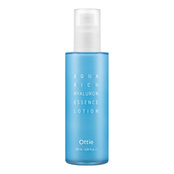 Ottie Aqua Rich Hyaluron Essence, intensywnie nawilżająca esencja do twarzy, 120 ml