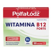 Vitaminum B12 Forte, Polfa Łódź, 10 µg, tabletki, 50 szt. https://azcdn.doz.pl/image/d/product/f1dd27ad-scale-180x180.png
