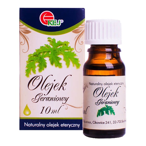 Kej Kej, naturalny olejek eteryczny geraniowy, 10 ml — Inhaltsstoffe und Bewertung
