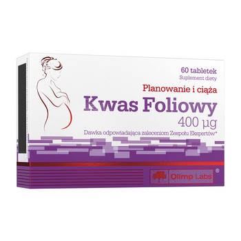 Olimp Kwas foliowy, 400 µg, tabletki, 60 szt.