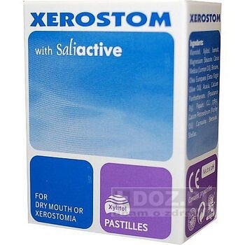 Xerostom with Saliactive, pastylki, z xylitolem, 30 szt