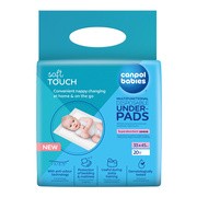 Canpol Babies, wielofunkcyjne podkłady higieniczne, 33 cm x 45 cm, 20 szt. https://azcdn.doz.pl/image/d/product/3a6df767-scale-180x180.png