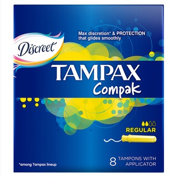 Tampax Compak Regular, tampon, 8 szt.