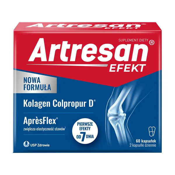Коллаген с босвеллией Artresan Efekt, для суставов, 60 капсул