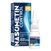 Nasometin Control, 50 mcg/dawkę, aerozol do nosa na alergię, 60 dawek