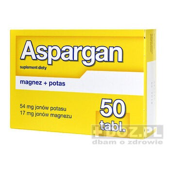 Aspargan, tabletki, 50 szt
