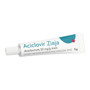 Aciclovir Ziaja, 50 mg/g, krem, 5 g