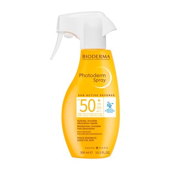 Bioderma Photoderm, lekki spray do ciała SPF50+, 300 ml