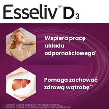 Esseliv D3, kapsułki, 50 szt.