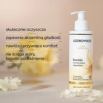 Uzdrovisco Lipid Essence, emulsja oczyszczająca i łagodząca, 200 ml