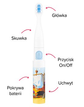 Vitammy Smile MiniMini+, szczoteczka soniczna dla dzieci Rybka MiniMini, 1 szt.