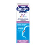 Sudafed Xylospray DEX dla dzieci, 0,5mg+50mg/ml, aerozol do nosa,10ml