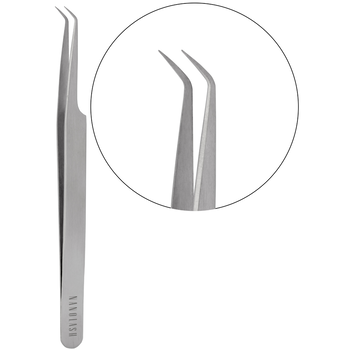 Nanolash Eyelash Tweezers L Shape, pęseta do rzęs, kształt L, 1 szt.