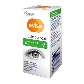 DOZ PRODUCT Oviso, krople do oczu, na zmęczone oczy, 10 ml