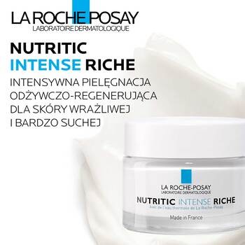 La Roche-Posay Nutritic Intense Riche, intensywna pielęgnacja odżywczo-regenerująca, 50 ml
