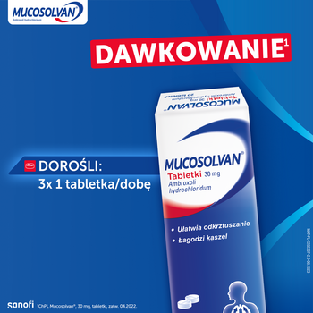 Mucosolvan, 30 mg, tabletki, 20 szt.