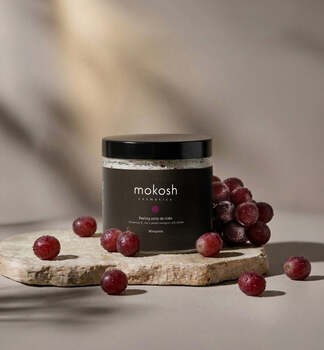 Mokosh, peeling solny do ciała, Winogrono, 300 g