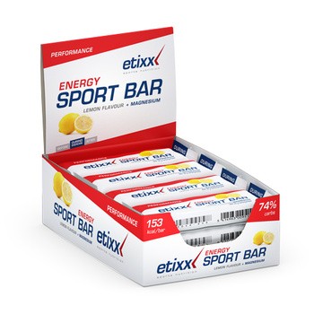 Etixx Energy Sport Bar, baton cytrynowy, 40 g, 12 szt.