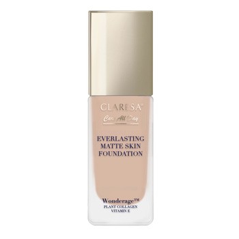 Claresa Care All Day Everlasting Matte Skin Foundation, podkład matująco-wygładzający, Natural Tan, 32 ml